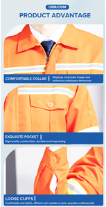 Vêtements de <span class=keywords><strong>travail</strong></span> haute visibilité pour hommes, uniforme de <span class=keywords><strong>travail</strong></span> respirant pour le printemps, <span class=keywords><strong>combinaison</strong></span> de chantier, bandes réfléchissantes, veste et pantalon, tenue de <span class=keywords><strong>travail</strong></span> - Product Image 3