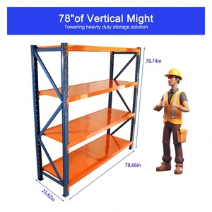 Vendita calda scaffalature e espositore unità 5 strati 200kg 300kg capacità 500kg materiale in acciaio per lo stoccaggio del magazzino - Product Image 2
