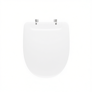 Siège de toilette pour Pozzi Ginori Ydra Shape 6, charnières extensibles blanches, longueur 51 cm - Product Image 3