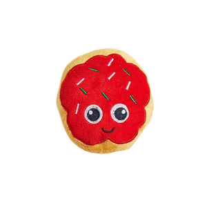 Best Selling Pet Plush Squeaky Toy Cartoon Sounding <b>Bite</b>-resistant Donut Dog Chew Toys Cat Molar Cleaning Teeth Toy - Product Image 3