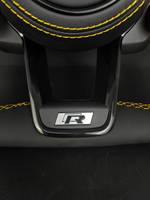 Volant en cuir style R Line avec boutons de démarrage/arrêt et de sélection de mode de conduite pour VW Golf MK7/MK7.5 GTI R Polo Passat CC Jetta
