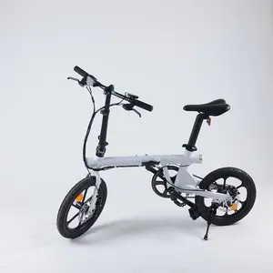 Hottech e bike 16 inch mini folding Electric+Bicycle 250w 36v foldable electric bike ebike spoke wheel