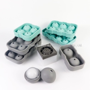 Bandeja de silicona para cubitos de hielo de 4 celdas y 4 orificios, resistente a altas/bajas temperaturas, fácil de desmoldar, ideal para el verano. - Product Image 3