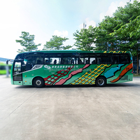 Autocar de luxe Guangtong Highway neuf, 12m, diesel, 50 places, automatique, conduite à droite, toit surélevé, personnalisé, nouveau, pour le tourisme, plancher plat
