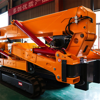 Grue araignée mobile tout-terrain à fonctionnement stable avec télécommande sans fil