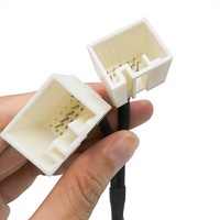XIN YING - Arnés de cableado de audio para coche de 12 pines, para reproductor de CD, AUX, navegación, cable divisor en Y de 6+6 pines, con aislamiento de PVC y cobre