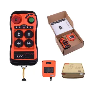 Q404 LCC 4 button 2 speed radio custom industrial remote control 433 mhz 1 emitter 1 acceptor for overhead crane hoist car truck