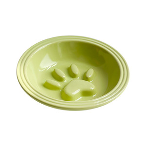 ชามเซรามิคลายอุ้งเท้าแมว<span class=keywords><strong>น่า</strong></span><span class=keywords><strong>รัก</strong></span>สำหรับแมวและ<span class=keywords><strong>ลูก</strong></span>สุนัข ช่วยให้กินช้าลง ป้องกันการกินเร็ว สำหรับอาหารและน้ำ - Product Image 5