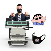Zhou Nom de Famille 60cm Film T-shirt Textile Machine D'impression Numérique Dtf Impression Pet Film 5 Tête Dtf Imprimante
