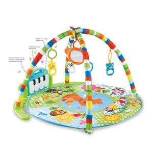 <span class=keywords><strong>Tapis</strong></span> d'éveil <span class=keywords><strong>musical</strong></span> et lumineux en coton pour bébé avec clavier à pédales et jouets éducatifs - Product Image 1
