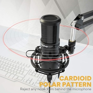 MAONO Microphones Professionnels Équipement <span class=keywords><strong>de</strong></span> <span class=keywords><strong>Studio</strong></span> D'enregistrement <span class=keywords><strong>Micro</strong></span> À Condensateur avec Métal <span class=keywords><strong>Pied</strong></span> <span class=keywords><strong>De</strong></span> <span class=keywords><strong>Micro</strong></span> - Product Image 4