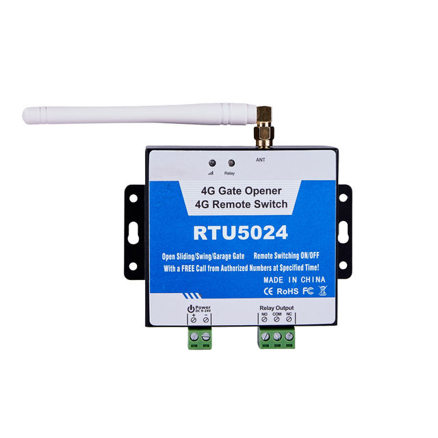 Wireless Remote Control 4G Door Opener Free Call Access with RTU5024 GSM Gate Opener Relay Switch Electronic Modules and Kits