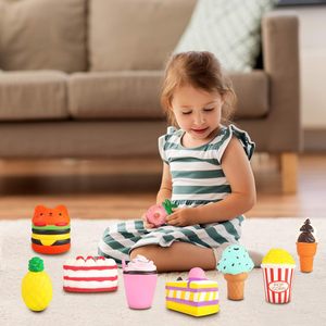 Jouets Squishy Blancs Vides à Personnaliser pour la Peinture, à Remontée Lente, Anti-Stress, pour Enfants, TDAH, Autisme - Product Image 2