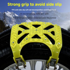 Nuevo neumático de coche Universal <span class=keywords><strong>nieve</strong></span> emergencia antideslizante cadenas/correas-Material TUP invierno hielo y <span class=keywords><strong>nieve</strong></span> uso de emergencia - Product Image 4
