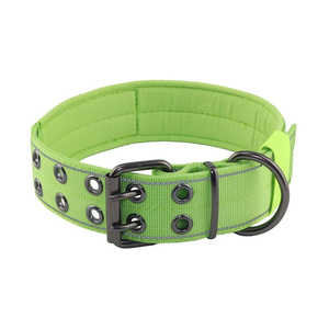 Cinturón de alta resistencia personalizado, Correa ancha y gruesa de nailon fuerte, Pitbull Collar para perro de gran tamaño con hebilla de Metal - Product Image 6