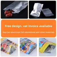 Pochette refermable en aluminium et mylar imprimée sur mesure, résistante à l'humidité, pour échantillons de masques pour les yeux, soins de la peau et cosmétiques