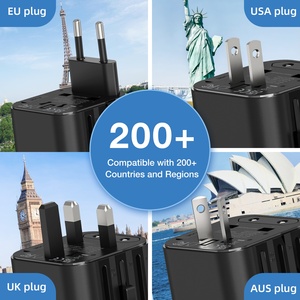 Wontravel Custom Logo 2500W Mini <b>Universal</b> Adaptor <b>Plug</b> Thailand India <b>Universal</b> International Travel <b>Adapter</b> - Product Image 3