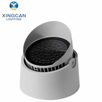 Lampe de tuteur d'arbre extérieure étanche IP65 à LED RGB RGBW DMX512 haute luminosité avec boîtier en aluminium rond éclairé