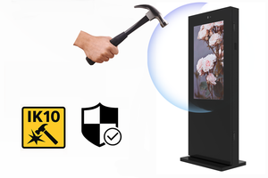 Chiosco <span class=keywords><strong>digitale</strong></span> esterno Full HD con Touch Screen e controllo della temperatura per <span class=keywords><strong>Area</strong></span> pubblica - Product Image 6