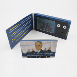 Cartes de vœux vidéo numériques personnalisées avec écrans de tailles variées, capacités de mémoire, écran LCD HD <span class=keywords><strong>en</strong></span> plastique, fonction lecteur vidéo, garantie 1 an - Product Image 5