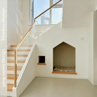 Armoire de rangement moderne en bois massif pour sous les escaliers avec porte-chaussures, taille personnalisable