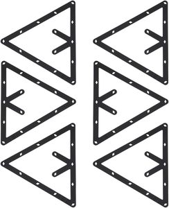 Cueelf 6Pcs Magic Ball Rack Magic Rack Feuille Triangle <span class=keywords><strong>Cue</strong></span> Accessoire 8, 9 et 10 Ball Combo Pack - Product Image 6