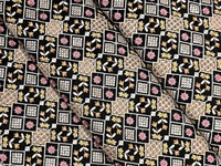 Soldes du Nouvel An : Tissu Georgette lourd, dentelle brodée indienne avec perles pour robes de mariée et de demoiselles d'honneur