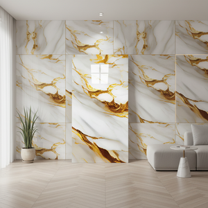 Nouvelle Collection 2026 : Papier Peint Adhésif Effet Marbre Moderne – Feuille PVC UV pour Décoration Intérieure – Vente Flash <span class=keywords><strong>Mars</strong></span> Expo - Product Image 2