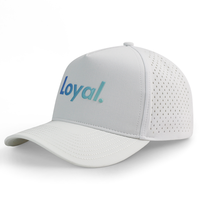 Topi Baseball Sporty Vintage 5-Panel Anti Air dan Bernapas HS41 Unisex dengan Logo Custom dan Ventilasi Laser untuk Olahraga Luar Ruangan