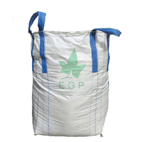 Sac FIBC en PP tissé plastique avec logo personnalisé, antistatique, pour engrais, ciment, logistique, stockage vide et riz/aliments pour animaux 1000 kg