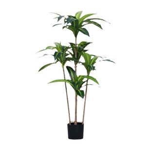 Nueva Planta Artificial de Madera Brasileña Verde, Resistente a los Rayos UV, Ecológica, Duradera, Diseño Moderno para Sala de Estar, Interior/Exterior - Product Image 6