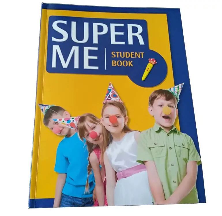 Super me English student book with the game for learning english with fun