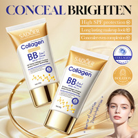 SADOER Collagen Original Concealer BB Cream SPF50+ PA+++ Menutupi Bekas Jerawat dan Noda 40g Alas Bedak Tabir Surya Kosmetik