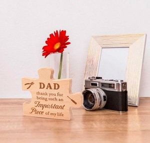 Puzzle en bois bloc décor écologique bricolage décor à la maison idées cadeaux pour papa fête des pères anniversaire fils fille enfants et bureau - Product Image 6