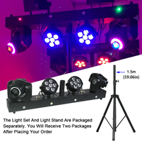 Barre de lumière de scène Igreslite Dj Gigbar, lumière de fête, stroboscope, projecteur mobile, effet laser, lumière de scène 5 en 1 avec support