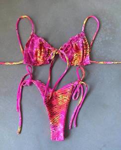 Venta al por mayor de color sólido con cordones Micro String Bikini Hot <span class=keywords><strong>Sexy</strong></span> - Product Image 6