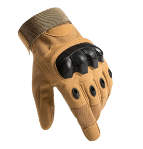 DFG929 -2 Guantes Tácticos Deportivos Verde Negro Caqui con Nudillos Reforzados - Product Image 5