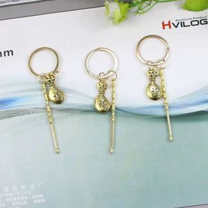 Alloy Abacus <b>Keychain</b> Gold Metal Pendant Portable Gift For Couples Friends Children - Product Image 4