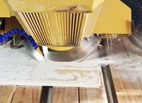 Machine de découpe CNC à pont ZEUS 3 axes 15 kW pour granit, moteur personnalisable, longueur de coupe maximale 1500 mm, 220V/380V, garantie 1 an
