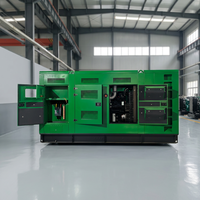 Groupe électrogène diesel silencieux 250-1500 kVA 400 V triphasé avec contrôle AVR pour alimentation de secours dans la construction minière