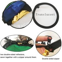 150*200CM 7-en-1 photographie Studio vidéo prise de vue réflecteur conseil avec étui de transport diffuseur de lumière et Chroma Key fond Kit