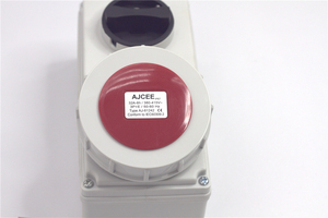 Ajcee <span class=keywords><strong>IP67</strong></span> 4pin 32A 380V Khóa liên động chuyển đổi cắm và ổ cắm hộp chống thấm nước với CE - Product Image 5