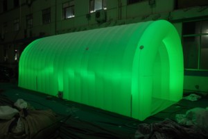 巨大な屋外用ポータブルカラフルLEDパーティーテント、イベント用LED照明付きインフレータブルトンネル - Product Image 5