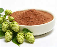 Extrait de fleurs de houblon en poudre de qualité alimentaire, extrait de fleurs de houblon 10:1