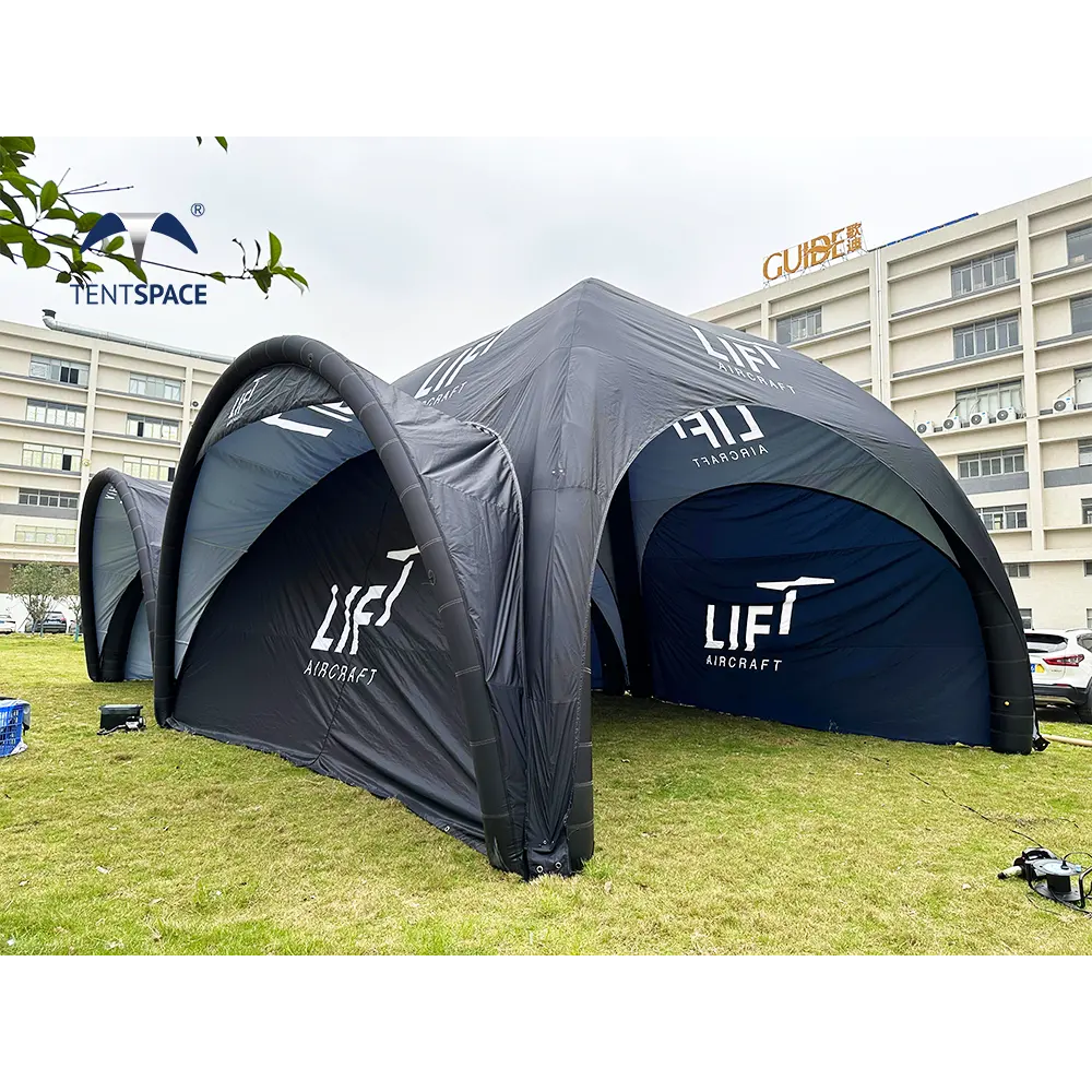 맞춤형 중국 풍선 텐트 제조 업체 공기 밀봉 풍선 접이식 텐트 열전사 인쇄 공기 꽉 풍선 텐트