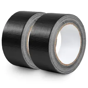 Black Duct Tape Heavy Duty Waterproof Multi-Purpose Strong Adhesive No Residue All-Weather Tear by Hand Duct Tape