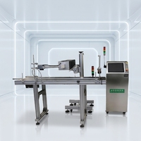 Machine de marquage laser CO2 clé en main BMG avec refroidissement par air, CNC intégré, OCR et rejet automatique, personnalisation et suivi de la numérotation GS1