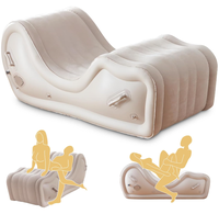 Canapé-Chaise Gonflable de 170 CM avec Pompe à Air Automatique, Meuble Sexuel pour Couples, Jeux BDSM, Jouets Sexuels Adultes pour Femme