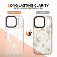 Coque de téléphone magnétique pour PC pour 15/16/17 Pro Max, plaque arrière interchangeable, étanche, charge sans fil, sublimation personnalisée, OEM