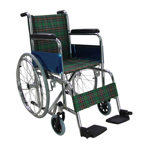 Fauteuil roulant manuel pliable léger et portable, petit modèle pour usage domestique, personnes âgées, handicapés, enfants, sur mesure HJK W809R - Product Image 4